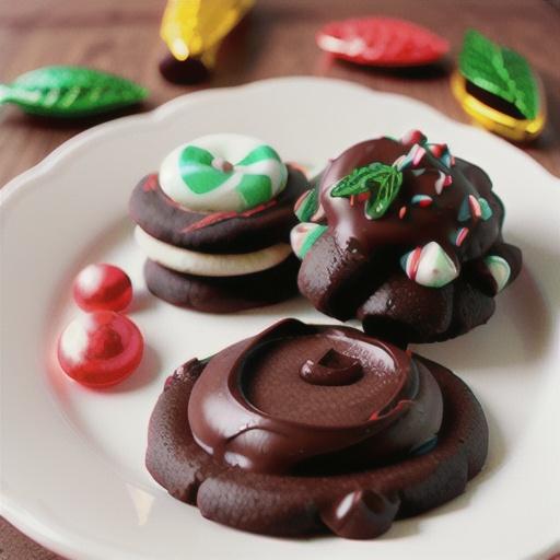 Gluten-Free Double Chocolate Peppermint Cookies