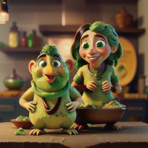 Green chutney chicken