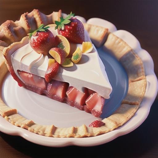 Strawberry Chiffon Pie