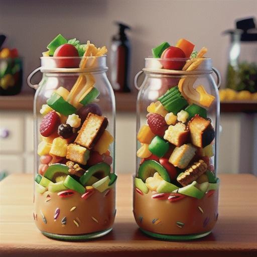 Layered Mexican Cornbread Salads