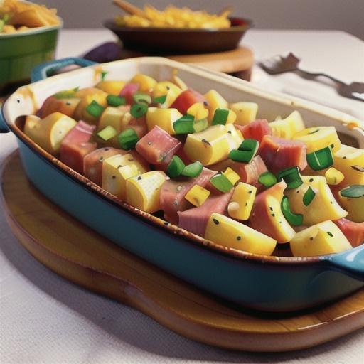 Scalloped Potatoes and Ham