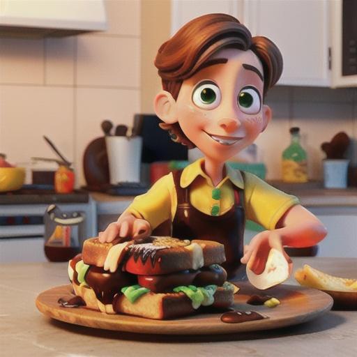 Chocolate French Toast Panini