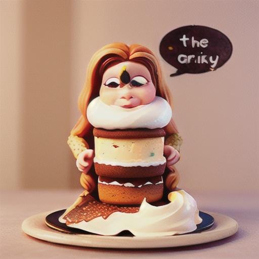 Giant orange scone cake with whipped mascarpone cream