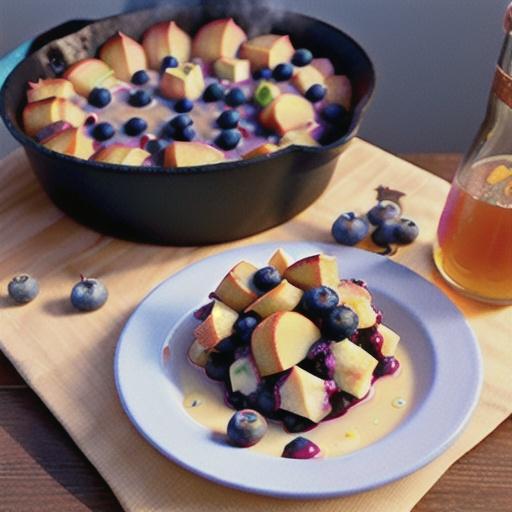 Apple-Blueberry Cobbler
