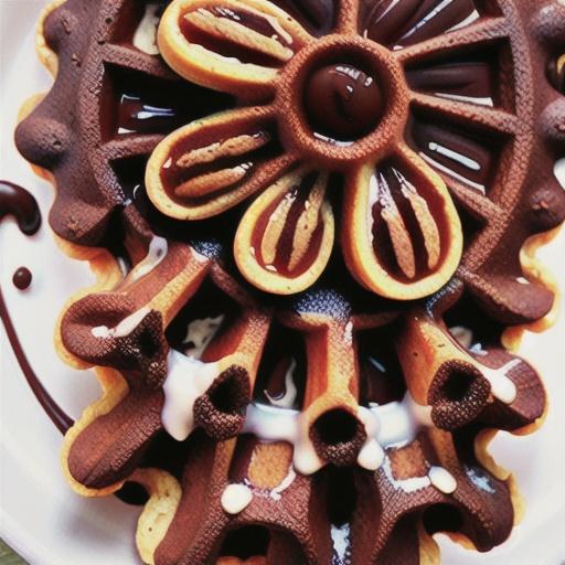 Best Vegan Chocolate Oatmeal Waffles