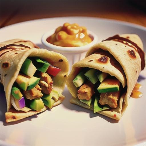 Honey Mustard Crispy Chicken Wrap