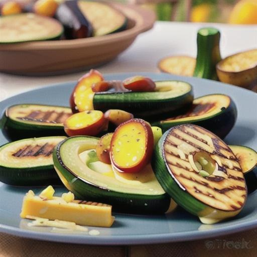 Grilled Parmesan Zucchini