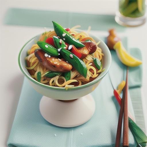 Chicken Singapore noodles