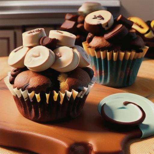 Chocolate Banana Bread Muffins