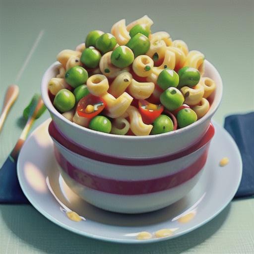 Macaroni Salad with Peas