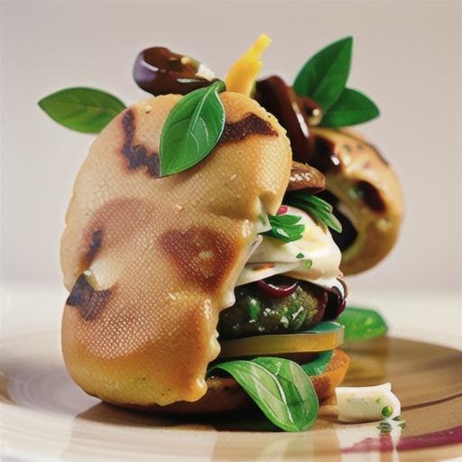 The best spicy burger with curry-leaf raita and mango chutney