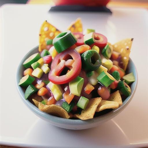 Vegetarian nachos