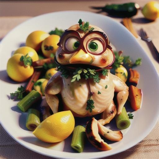 Lemon and thyme roast chicken