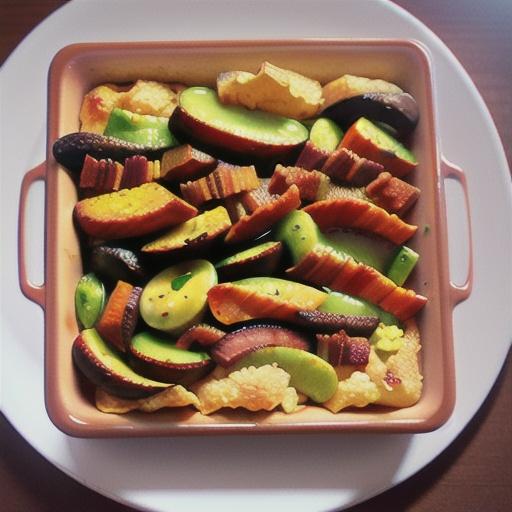 Healthy Sweet Potato and Bacon Breakfast Casserole
