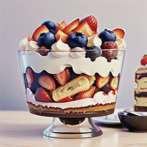 Three-Berry Trifle