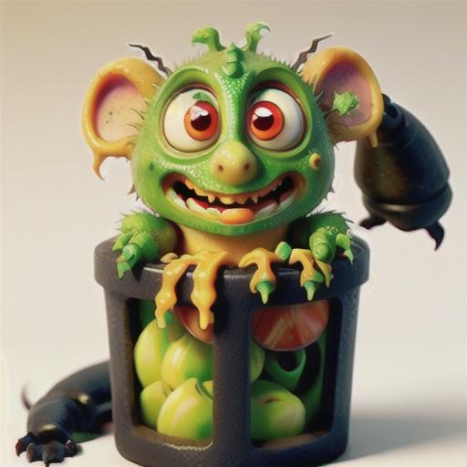 Green sludge spiders