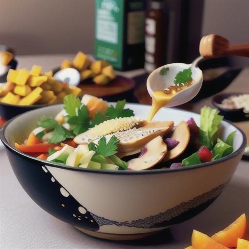 Honey-Sesame Leftover Rotisserie Chicken Salad