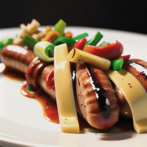 Grilled Sausage with Pepperonatta