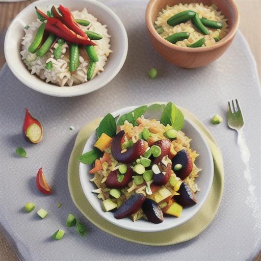 Thai-style turkey fried rice