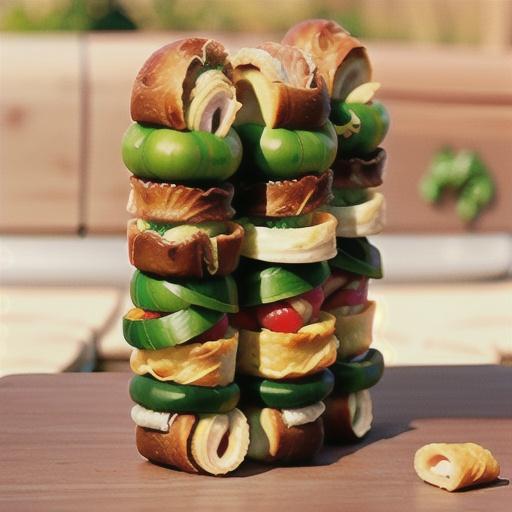 Chicken Caesar baguettes