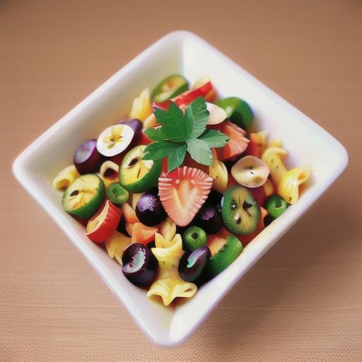 Winter Fruit and Pasta Salad