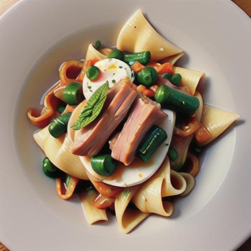 Slow-cooked pork and kale ragu