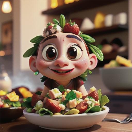 Smoked Turkey Salad with Strawberries