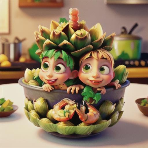 Marinated Shrimp and Artichokes