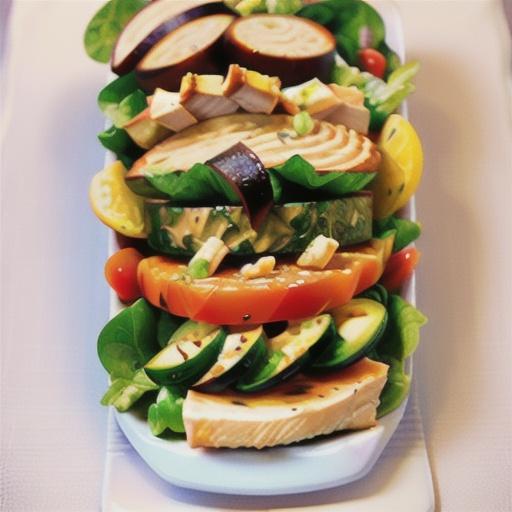 Chunky chicken caesar-style salad