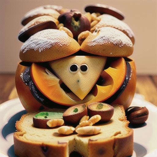 Persimmon Walnut Bread