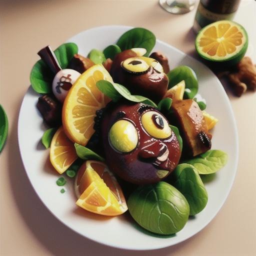 Sticky ginger and orange lamb