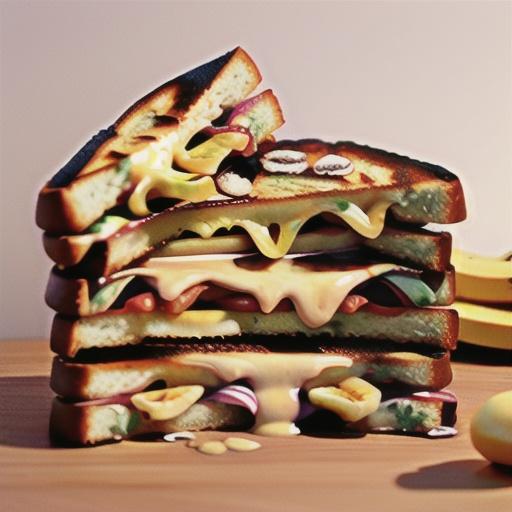 Chunky Monkey Grilled Cheese