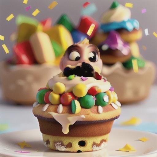 Baked Confetti Doughnuts