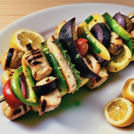 Pesto Chicken Kabobs