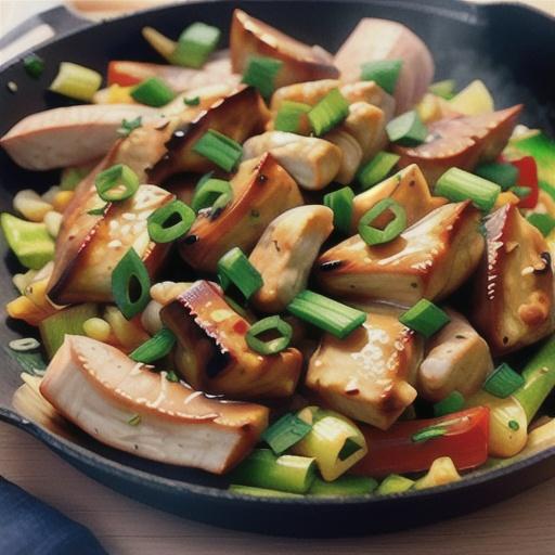 Fiery Chicken Thigh Stir-Fry