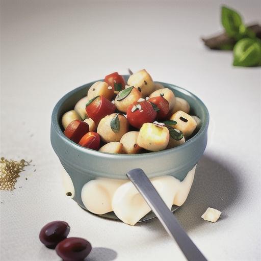 Kumara gnocchi with roasted capsicum & gorgonzola sauce