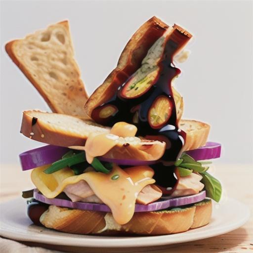 Toasted picnic chicken sandwich