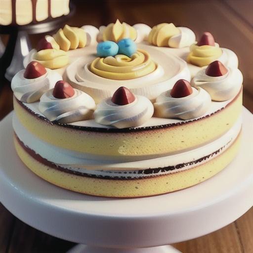 French Vanilla Cake with French Vanilla Buttercream Frosting