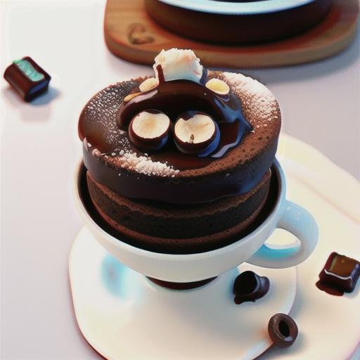 Fudgy Nutella Mug Cake