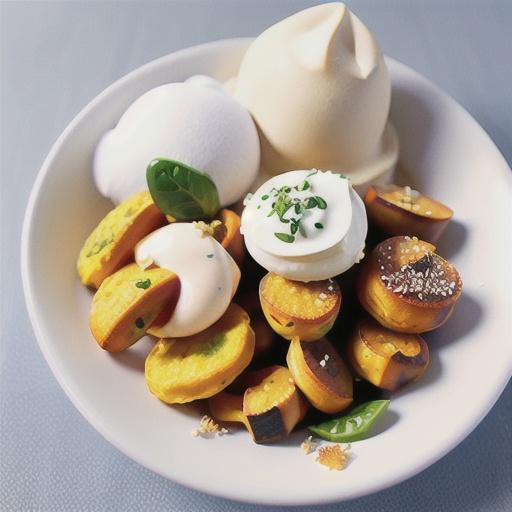 Curried vegetable fritters