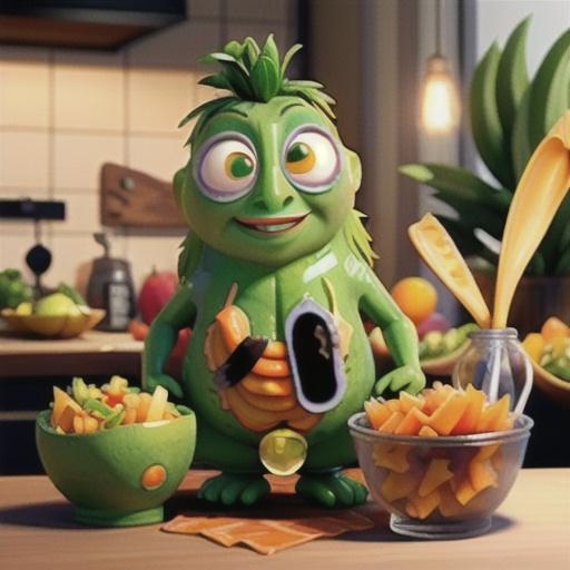 Papaya-Spinach Salad