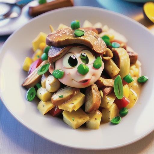 Turkey buffe with grainy mustard sauce