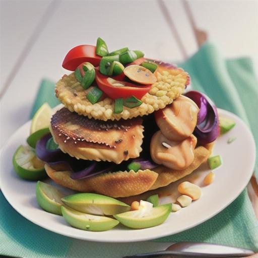 Peanut-crusted chicken