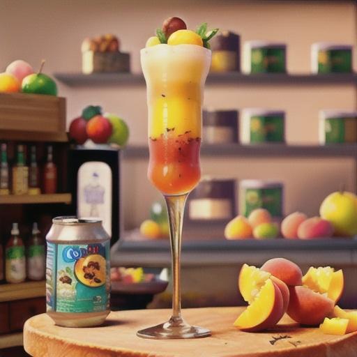 Store cupboard peach Bellini