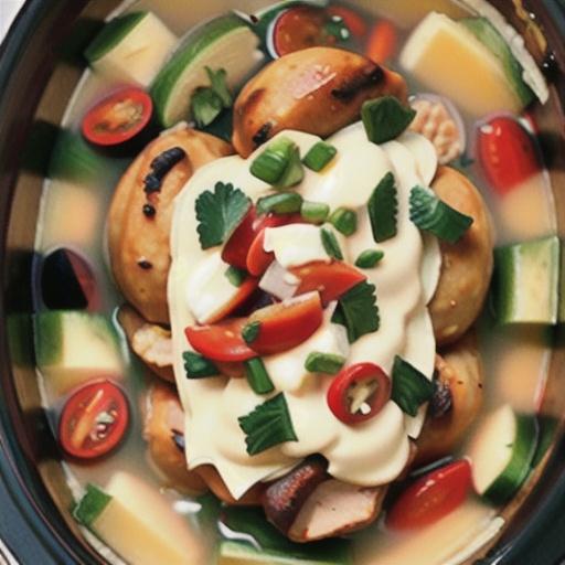 Slow Cooker Chicken with Stuffing