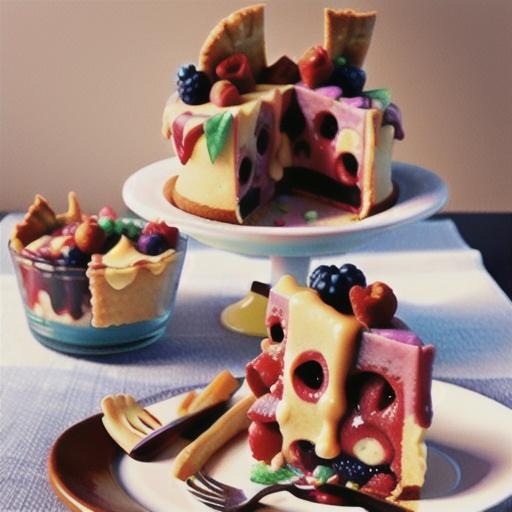 Triple Berry Pie Cake