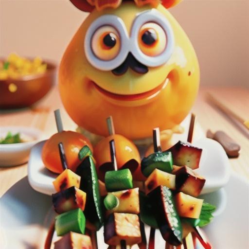 Ginger-Orange Pork Skewers