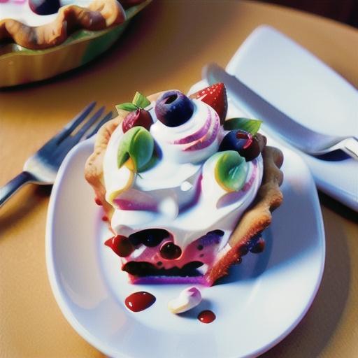Mixed Berry and White Chocolate Mousse Pie