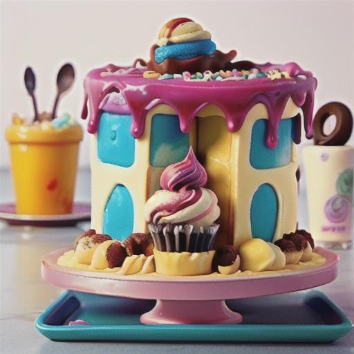 Carnival Ice Cream Cake