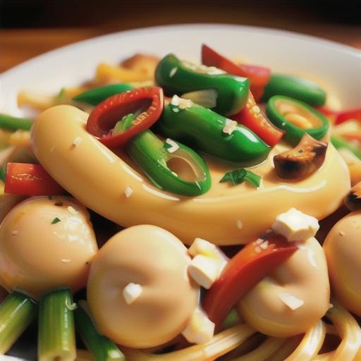 Cheesy Chicken Pepper Pasta